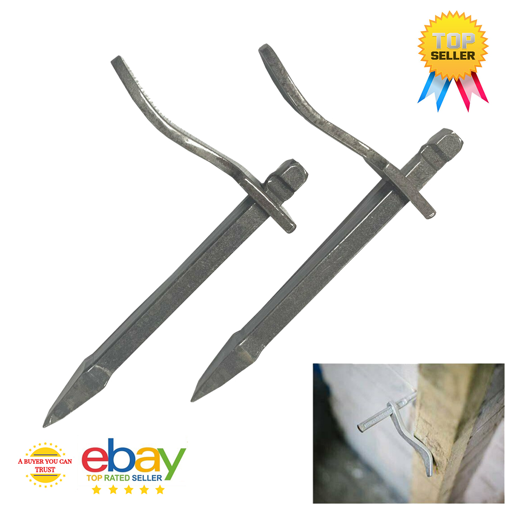 Mason Clamp - Dutch Pins Bricklayers Tool 6pc Set Drop Forged - Imagen 2 de 6