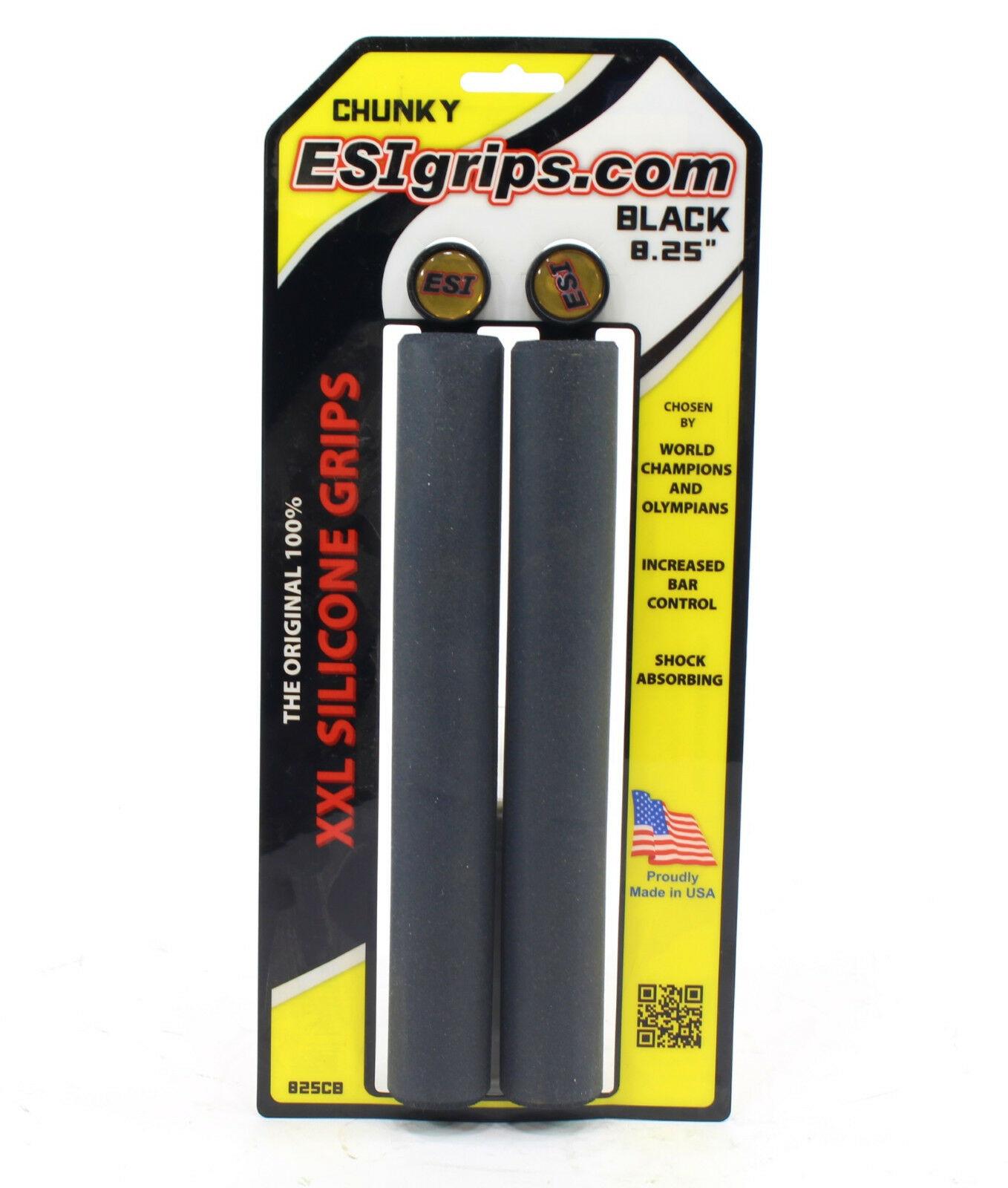 Poignées Grip ESI Silicone Chunky Gris - , Vélos Et Accessoires