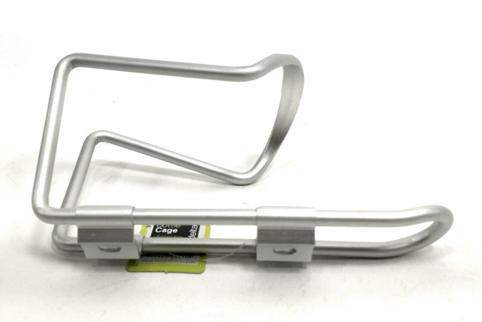 Delta Alloy 6mm Bicycle Water Bottle Cage Silver