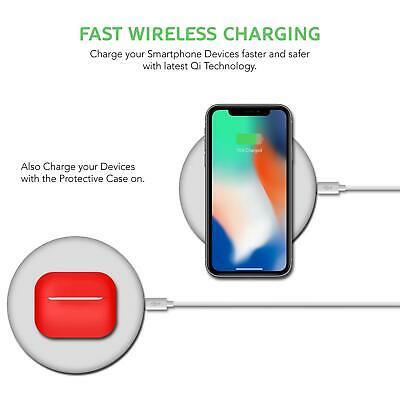 Qi Cordless Charger Fast Charging Pad For iPhone 14 13 12 11 Pro XS Max Samsung - Picture 16 of 21