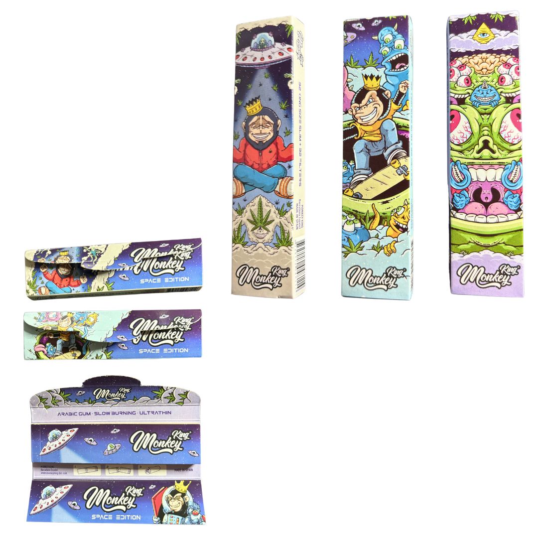 Papeles y puntas tamaño king ultra delgados Monkey King - Imagen 4 de 30