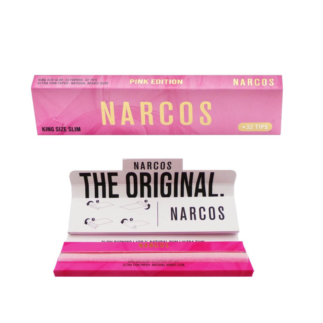 Papeles de liar y puntas ultrafinos tamaño king NARCOS Pink Edition - Imagen 3 de 9