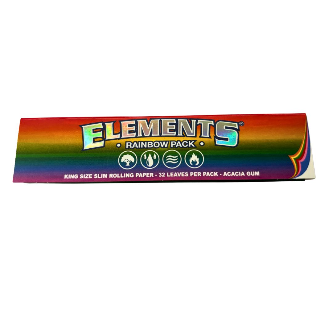 Papel de liar delgado Elements Rainbow Pack tamaño king - Imagen 7 de 19