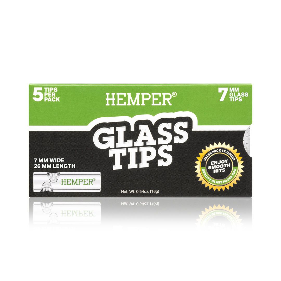 Hemper Glass Re-Useable Tips Pack Of 5 - 2 Sizes Available - Picture 15 of 15