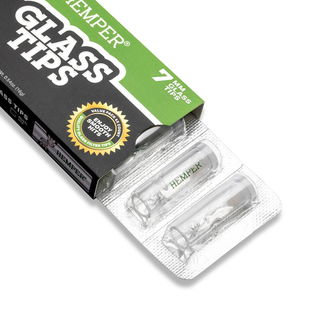 Hemper Glass Re-Useable Tips Pack Of 5 - 2 Sizes Available - Picture 8 of 15