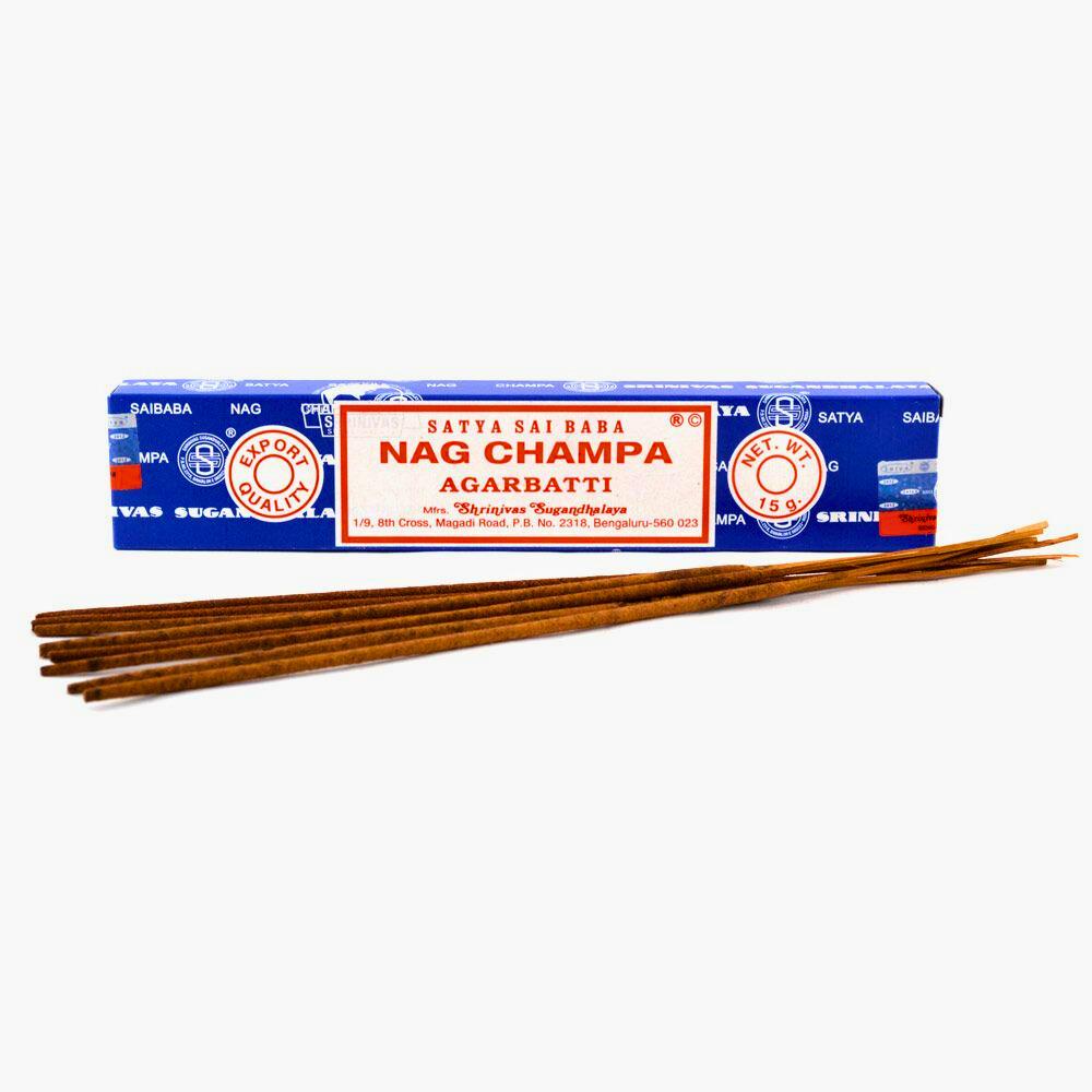 Palitos de incienso Nag Champa Agaratti de Satya caja de 15 g - Imagen 5 de 7