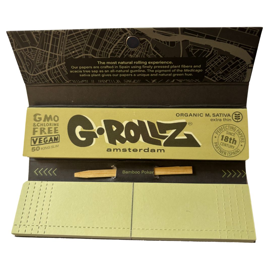 Papeles, consejos y póker G-Rollz Natural Medicago Sativa tamaño king - Imagen 6 de 36