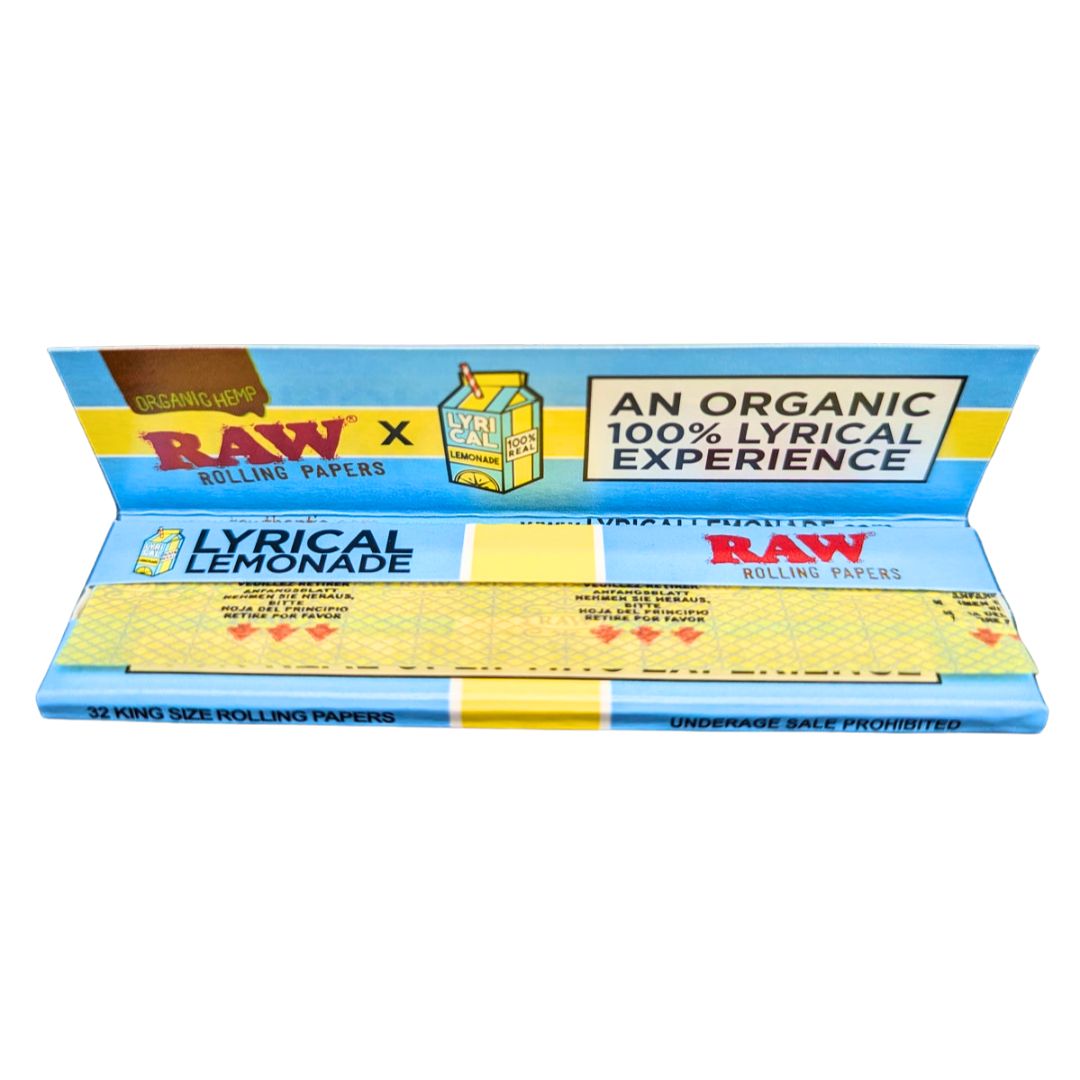 Papel de liar ancho tamaño king limonada lírica RAW x - Imagen 8 de 24