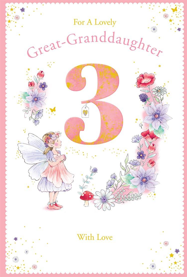 Great-Granddaughter 3rd Birthday Card – Cards Through The - View #7