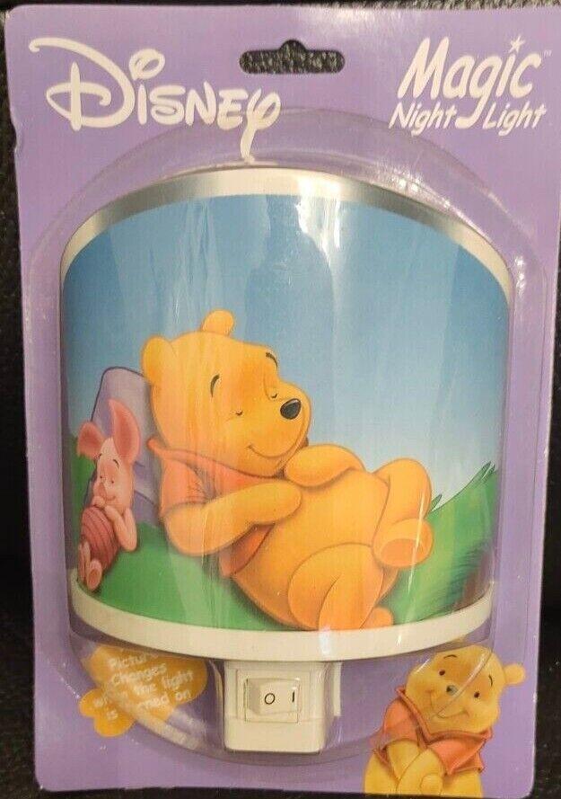 Disney Winnie The Pooh Magic Night Light UK Plug - Bulb included - Picture 12 of 13