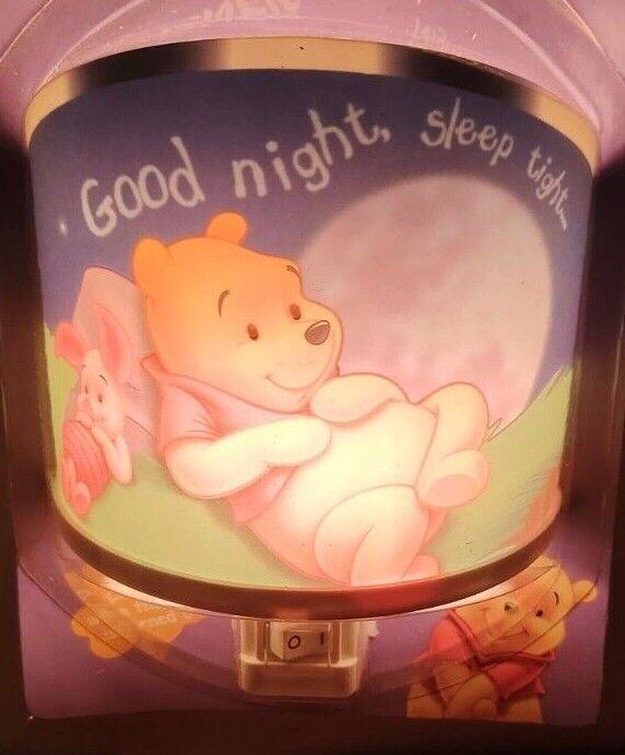 Disney Winnie The Pooh Magic Night Light UK Plug - Bulb included - Picture 13 of 13