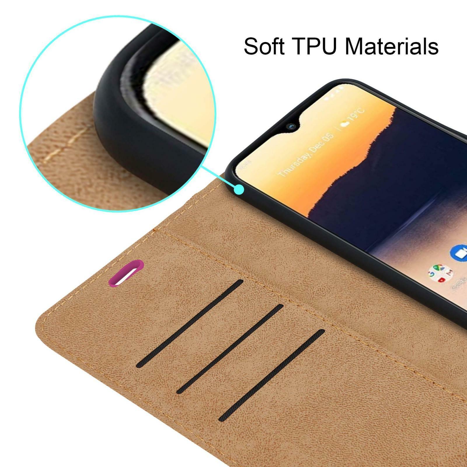 CUSTODIA A PORTAFOGLIO LIBRO per NOKIA 2.2 COVER FLIP MAGNETICA PELLE