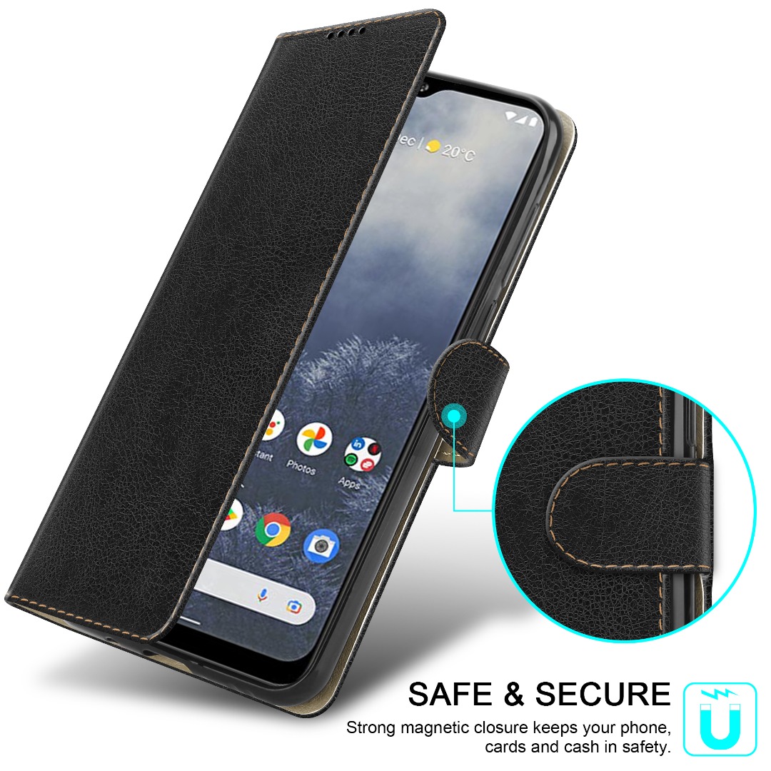Custodia Per Nokia G60 In Fibra Di Carbonio E TPU - Ultra Sottile, Antiurto, Antigraffio, Nero