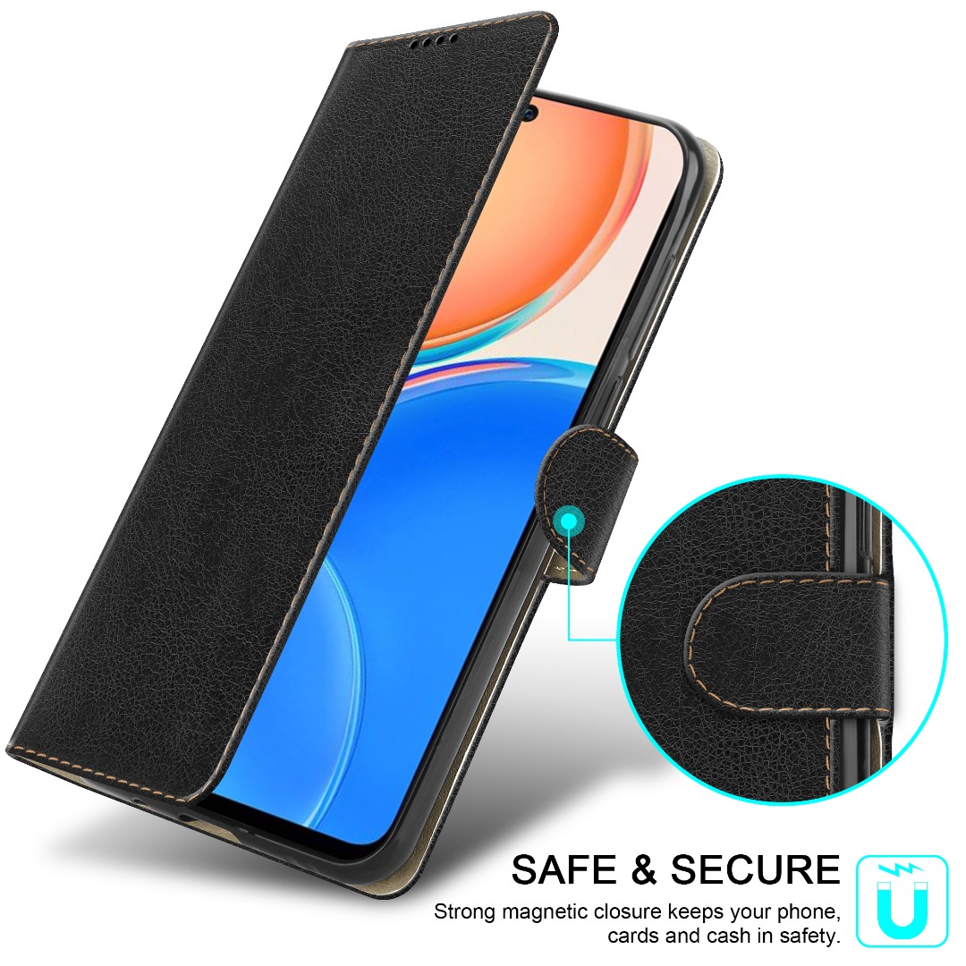Custodia Honor X7b / Honor 90 Smart - Portafoglio PU Con Supporto E RFID