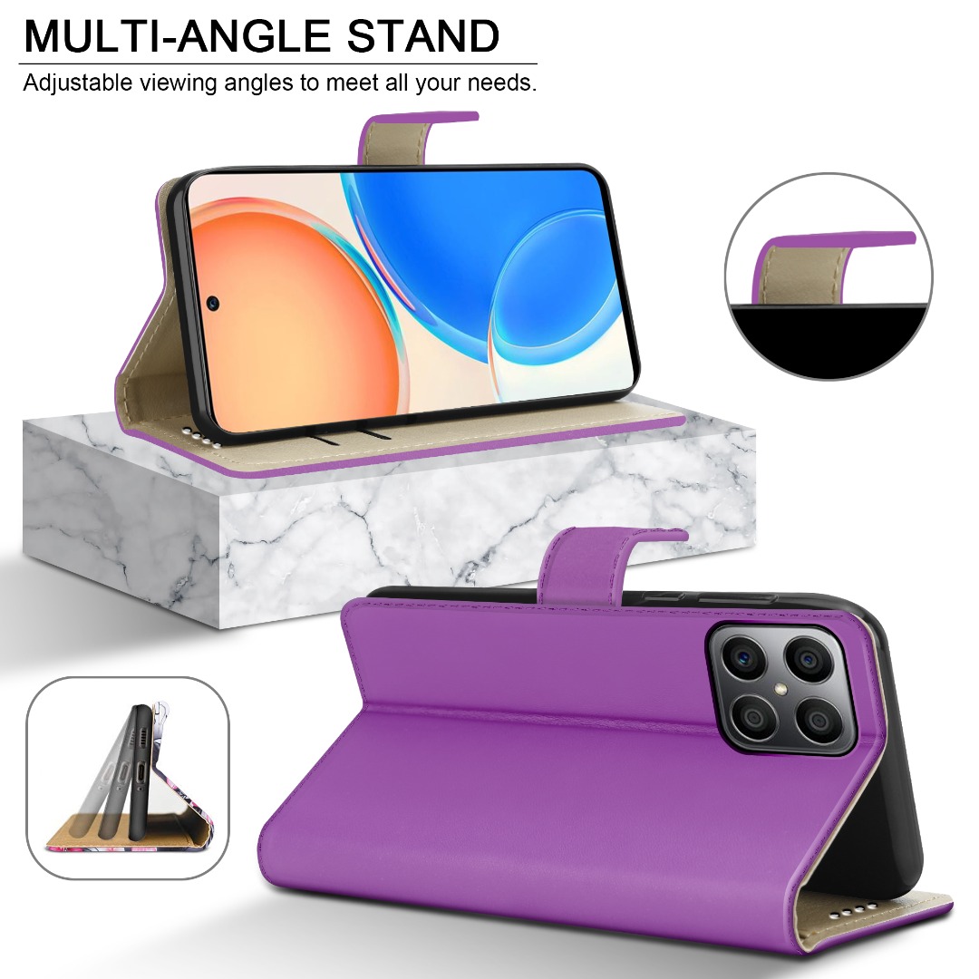 Yoedge Custodia Per Xiaomi Redmi Note 7 (6,3 Pollici) - Cover In TPU Silicone Morbido Ultra Sottile Con Disegno, Antiurto - Viola (3 Pezzi) - 3