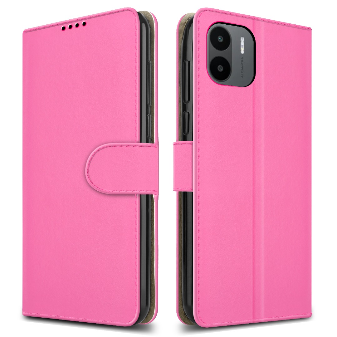 Giyer Cover Portafoglio In Pelle PU Per Xiaomi Redmi A1 Con Protezione Schermo - 3 Slot Carte E Supporto