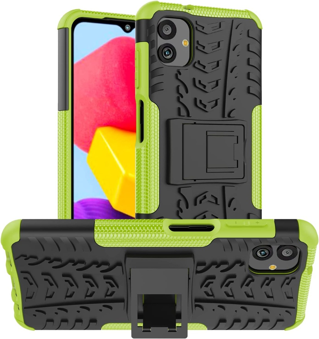 For Samsung Galaxy A04E Case, Slim Shockproof Stand Phone Cover + Tempered Glass - Zdjęcie 15 z 18