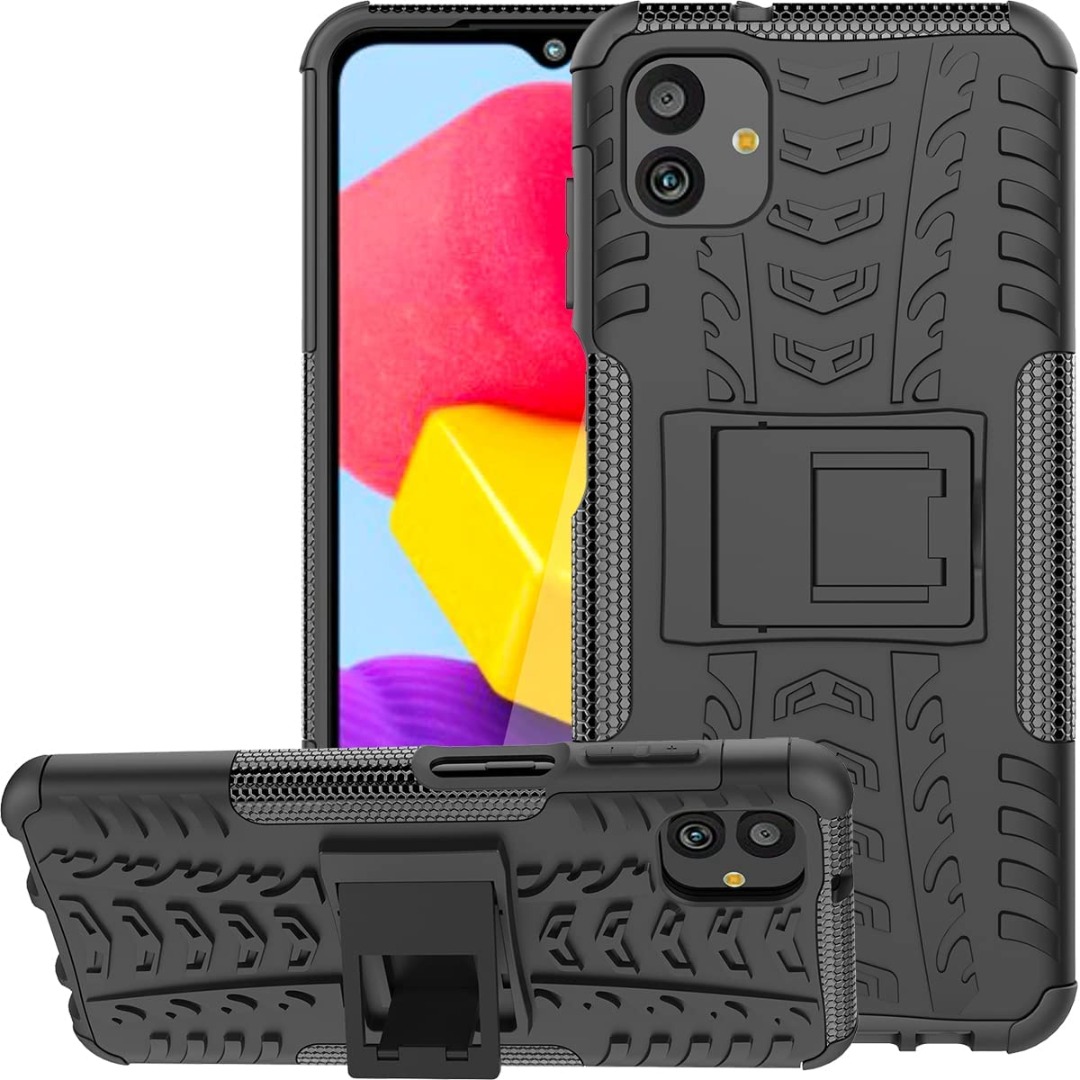 For Samsung Galaxy A04E Case, Slim Shockproof Stand Phone Cover + Tempered Glass - Zdjęcie 13 z 18