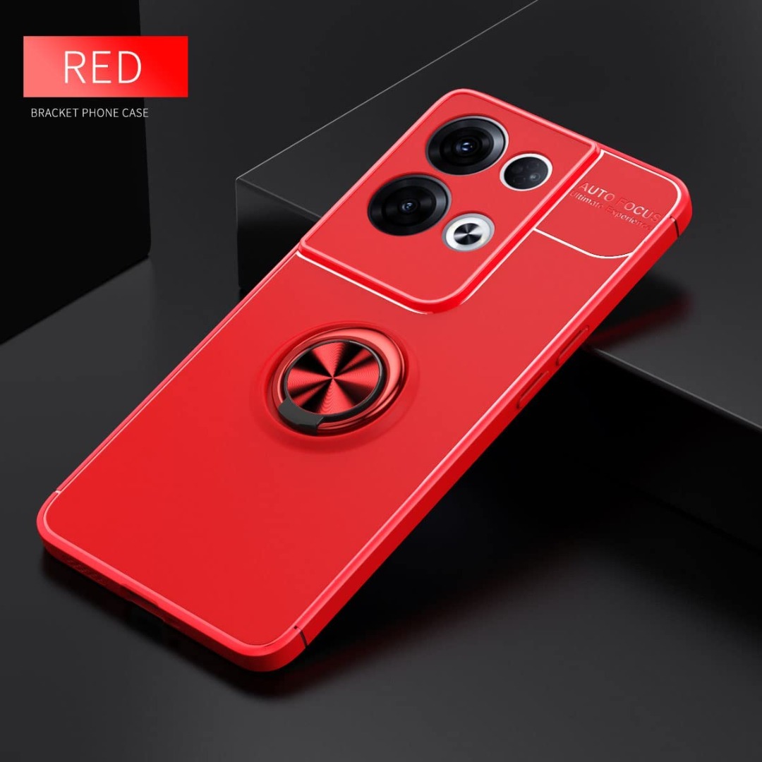 Custodia Silicone Antiurto Custodia Con Anello Per OPPO Reno 8, 8 Pro, 8 Lite - Sottile, Antiurto, Silicone, Con Supporto Reno 10 Pro - Foto 5
