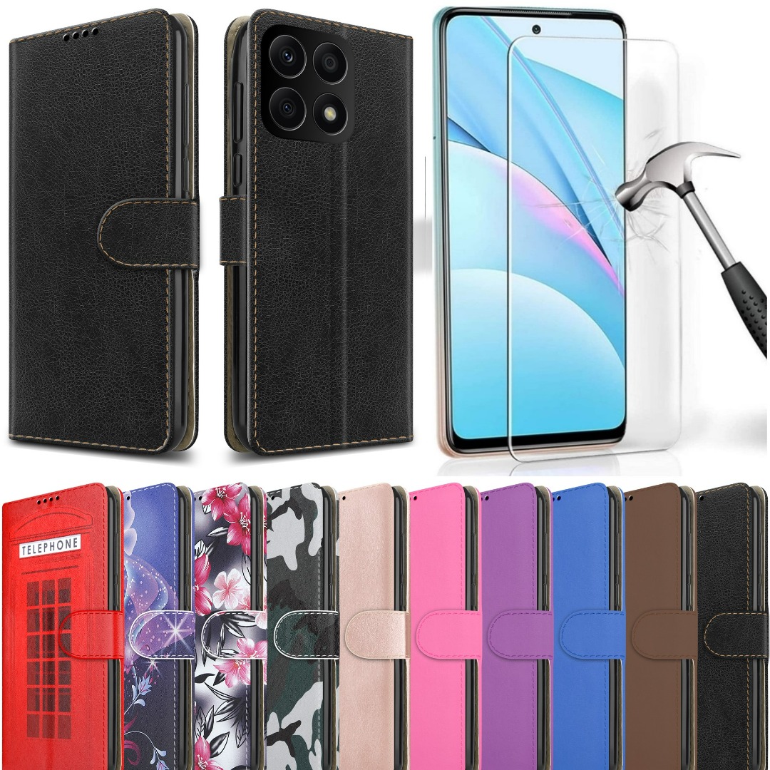 Custodia Portafoglio Per Honor X8a - Flip In Pelle Sintetica Con Slot E Supporto, Protezione 360°
