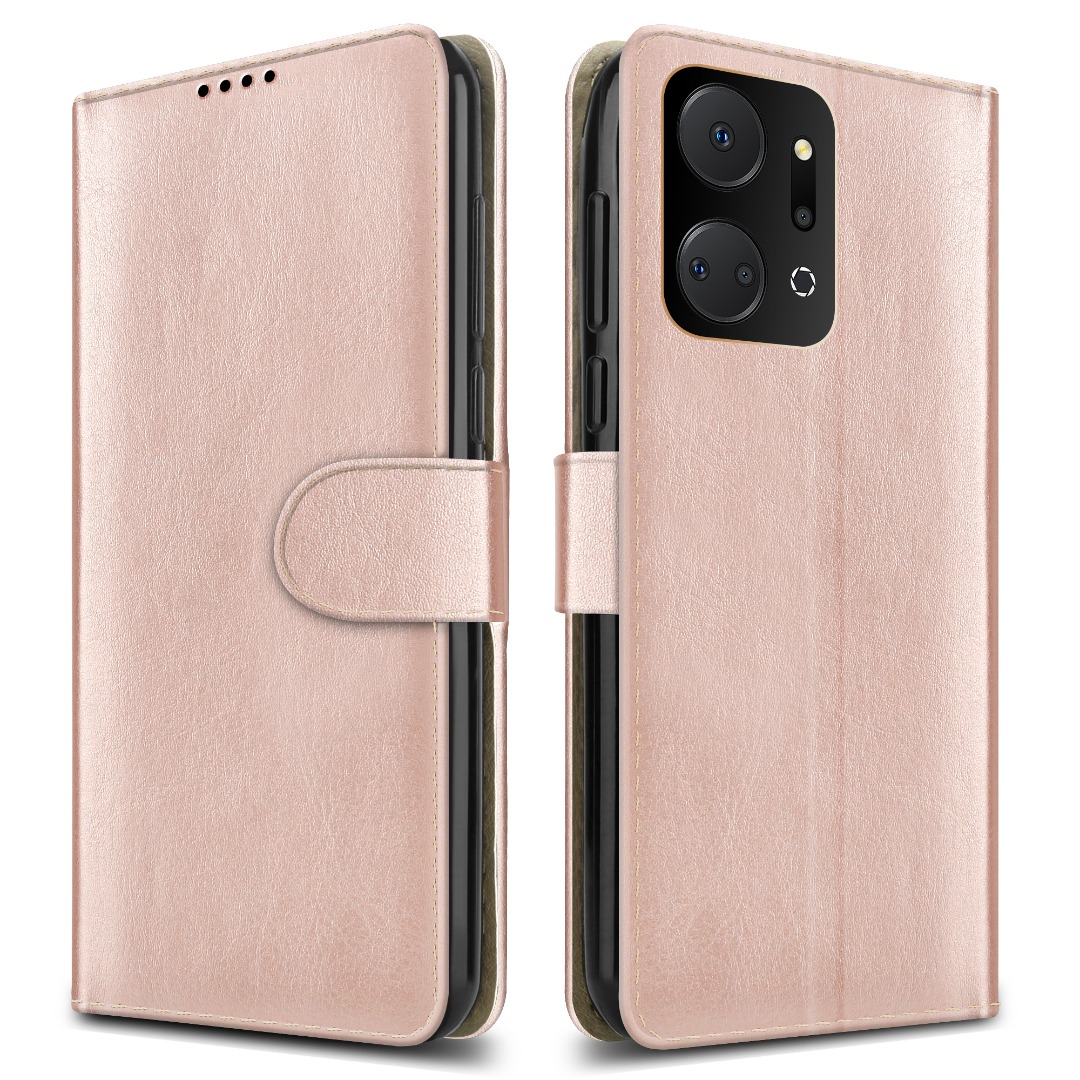 For Honor X7A 4G Case, Slim Leather Flip Wallet Magnetic Book Stand Phone Cover - 第 17/21 張圖片