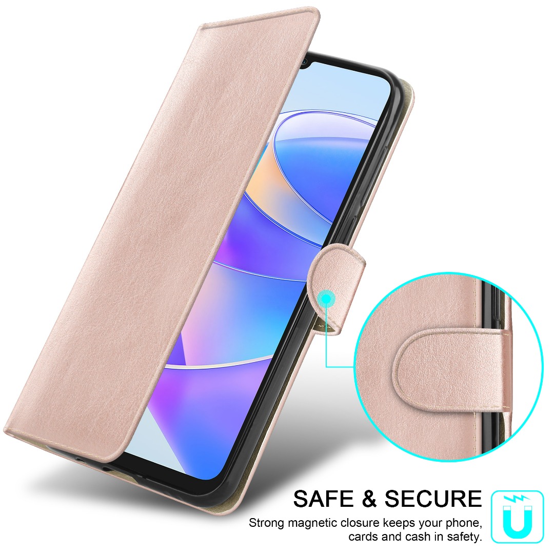 Custodia Portafoglio Huawei Honor X7A - Pelle PU Con