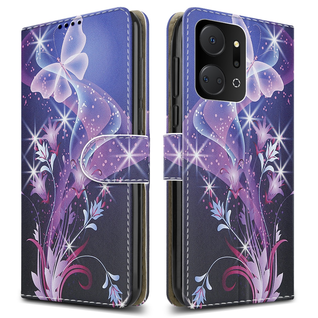 For Honor X7A 4G Case, Slim Leather Flip Wallet Magnetic Book Stand Phone Cover - 第 20/21 張圖片