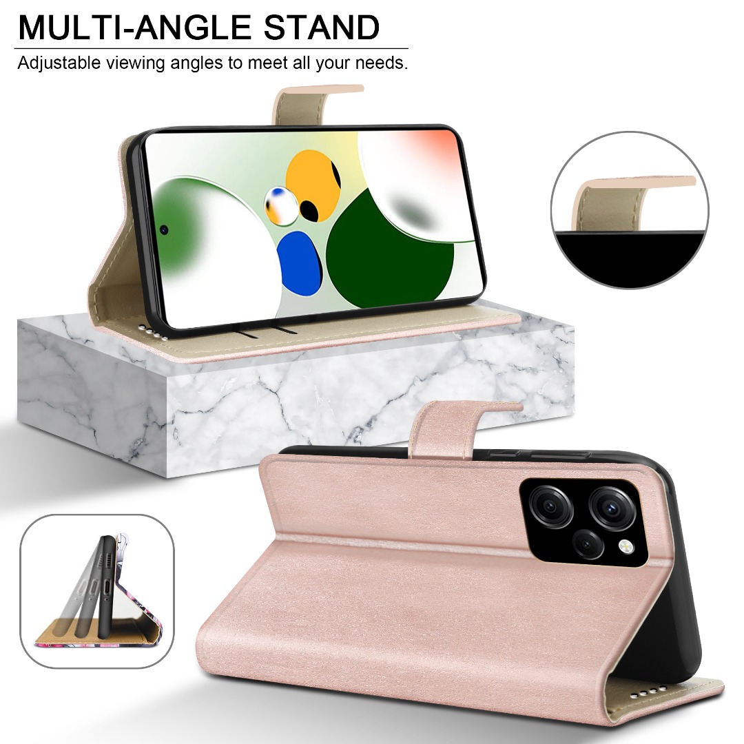 Custodia Portafoglio In Pelle TPU+PU Per Xiaomi Poco X5, 13T Pro, 12T, Redmi Note 12/11 – Multicolore, Sottile