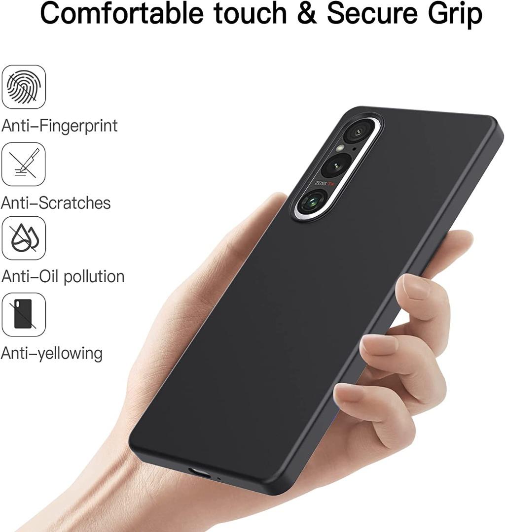 Custodia Per Sony Xperia 10 VI Sottile Silicone Carbonio Fibra Cover Cellulare - Foto 7