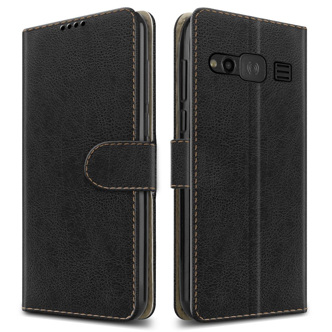 For DORO 1380 Case, Slim Leather Wallet Flip Shockproof Stand Phone Cover - 第 13/21 張圖片