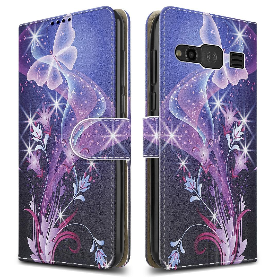For DORO 1380 Case, Slim Leather Wallet Flip Shockproof Stand Phone Cover - 第 14/21 張圖片
