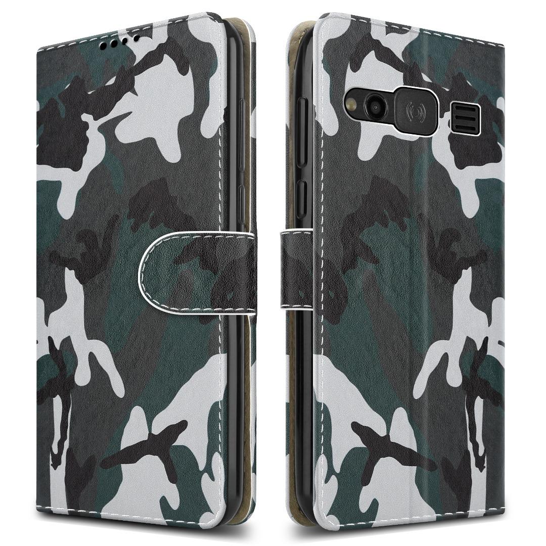 For DORO 1380 Case, Slim Leather Wallet Flip Shockproof Stand Phone Cover - 第 17/21 張圖片