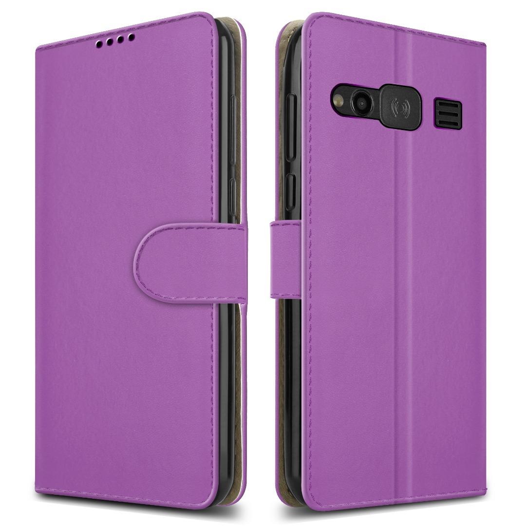 For DORO 1380 Case, Slim Leather Wallet Flip Shockproof Stand Phone Cover - 第 18/21 張圖片