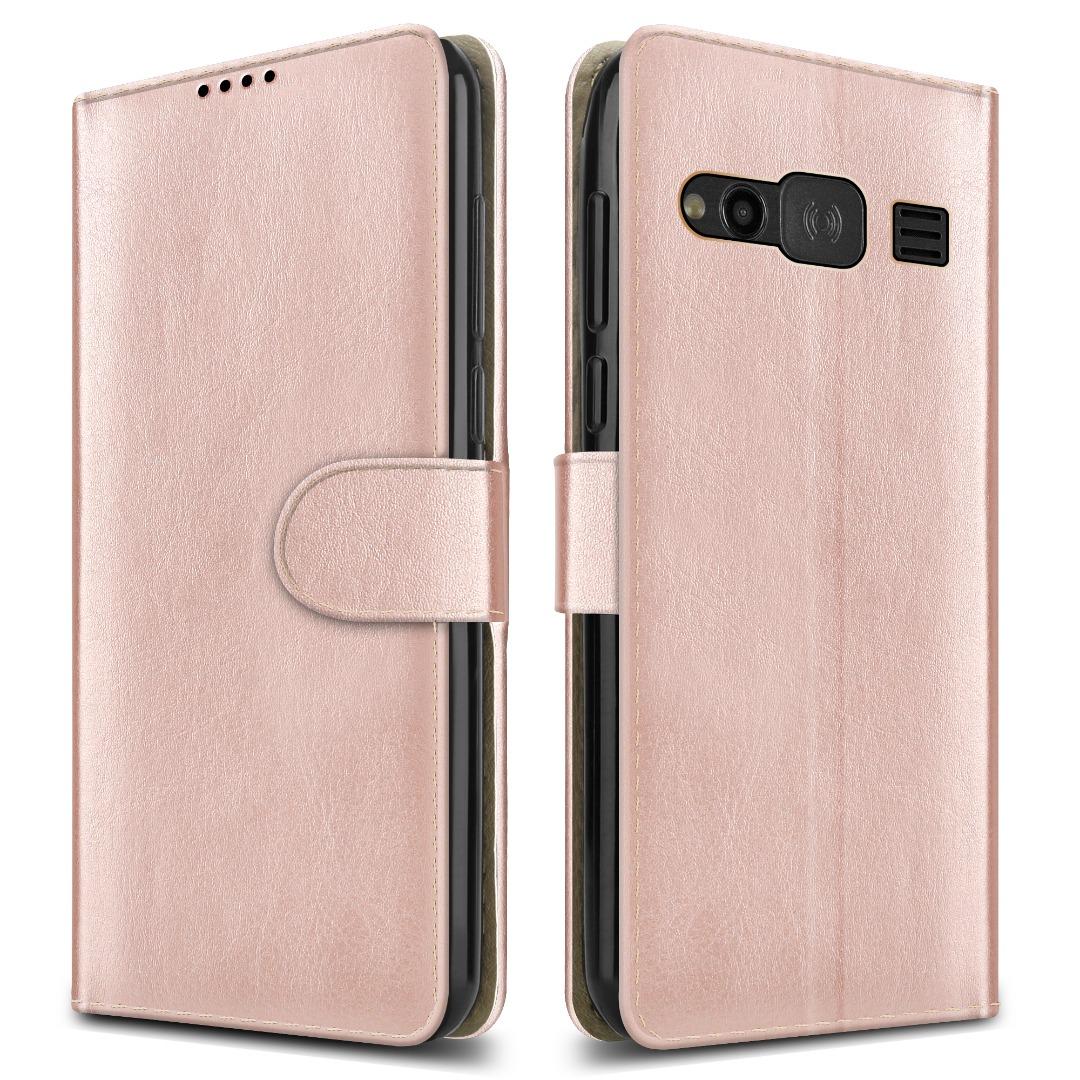 For DORO 1380 Case, Slim Leather Wallet Flip Shockproof Stand Phone Cover - 第 20/21 張圖片