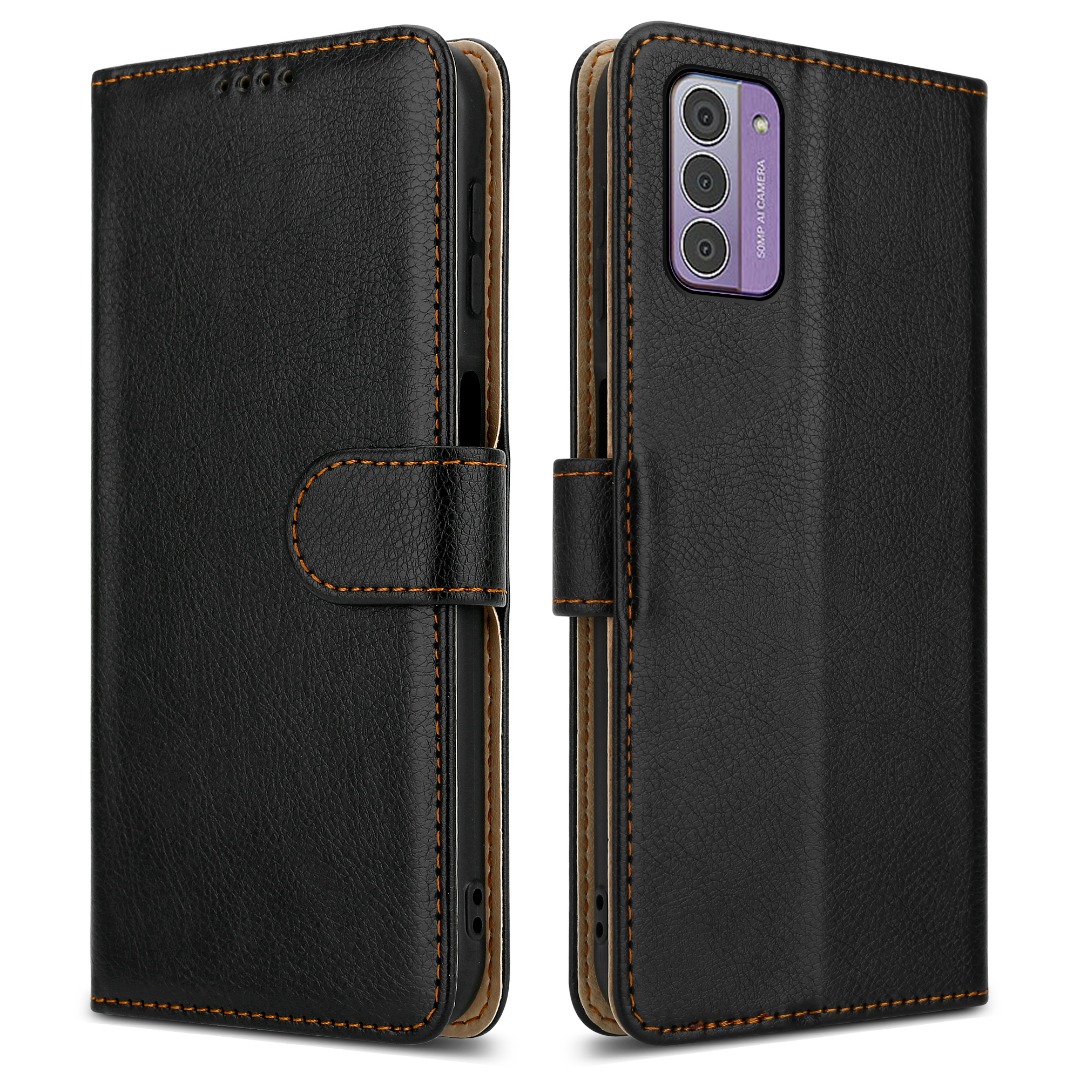 voor Nokia 8210 4G hoesje, lederen portemonnee hoesje met contant geld