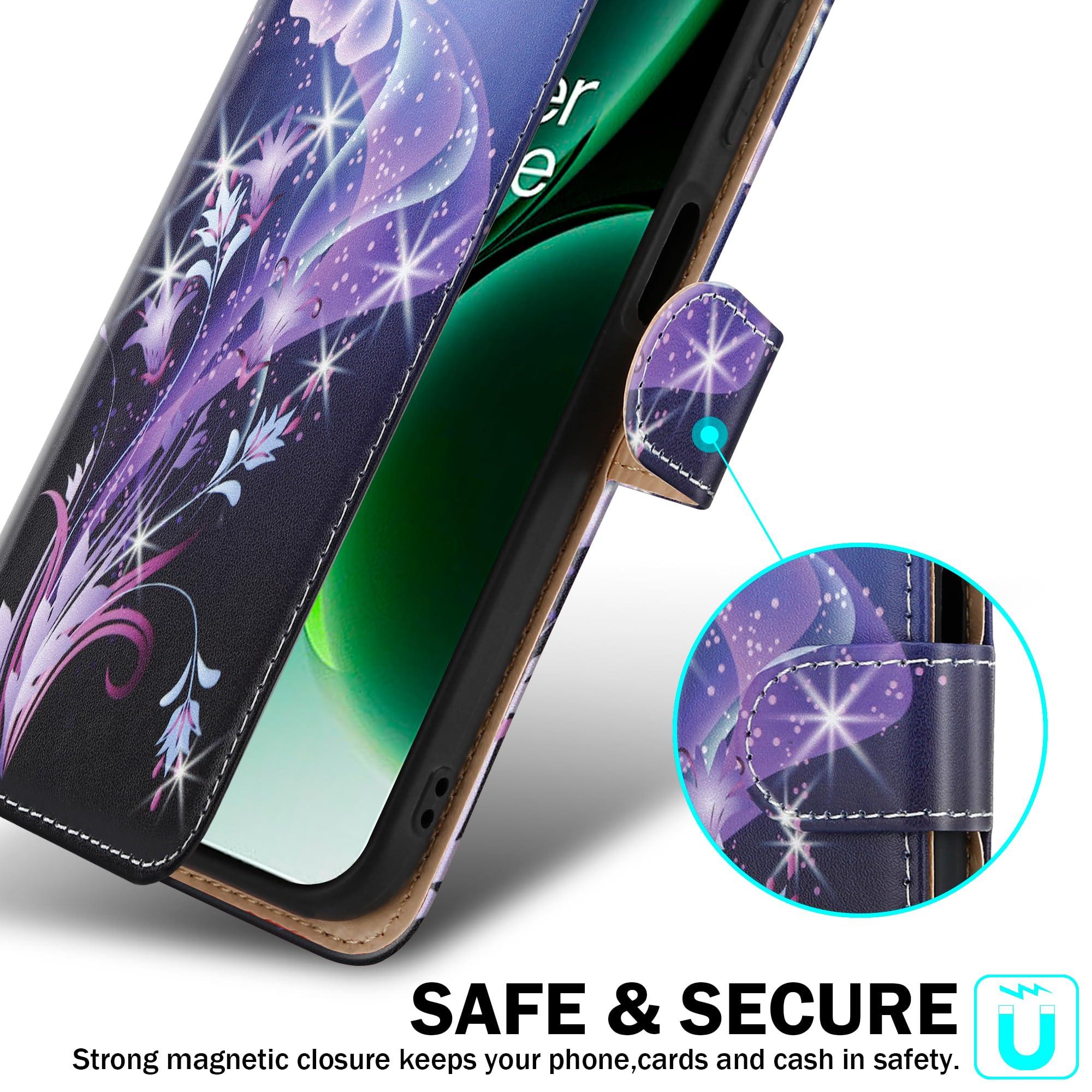 For OnePlus Nord 3 5G Case Slim Leather Wallet Flip Shockproof Stand Phone Cover - Picture 54 of 75