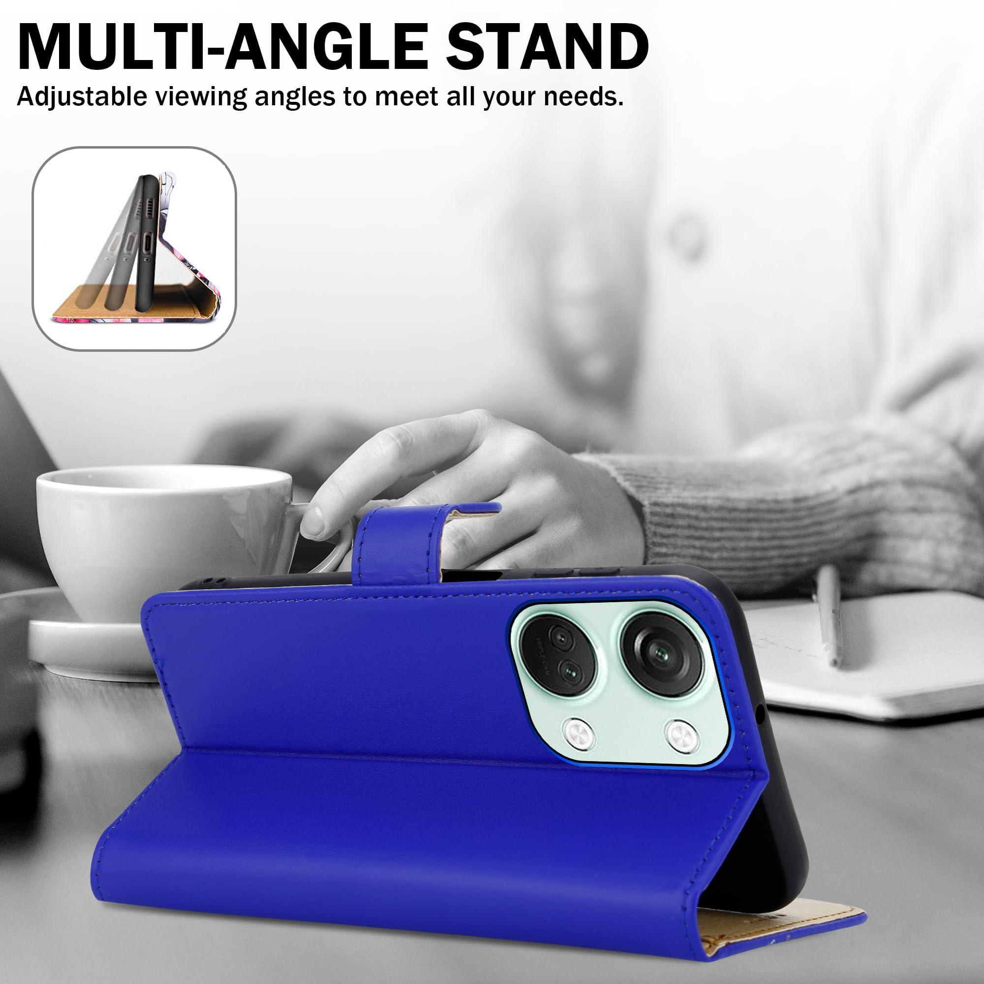 For OnePlus Nord 3 5G Case Slim Leather Wallet Flip Shockproof Stand Phone Cover - Picture 22 of 75