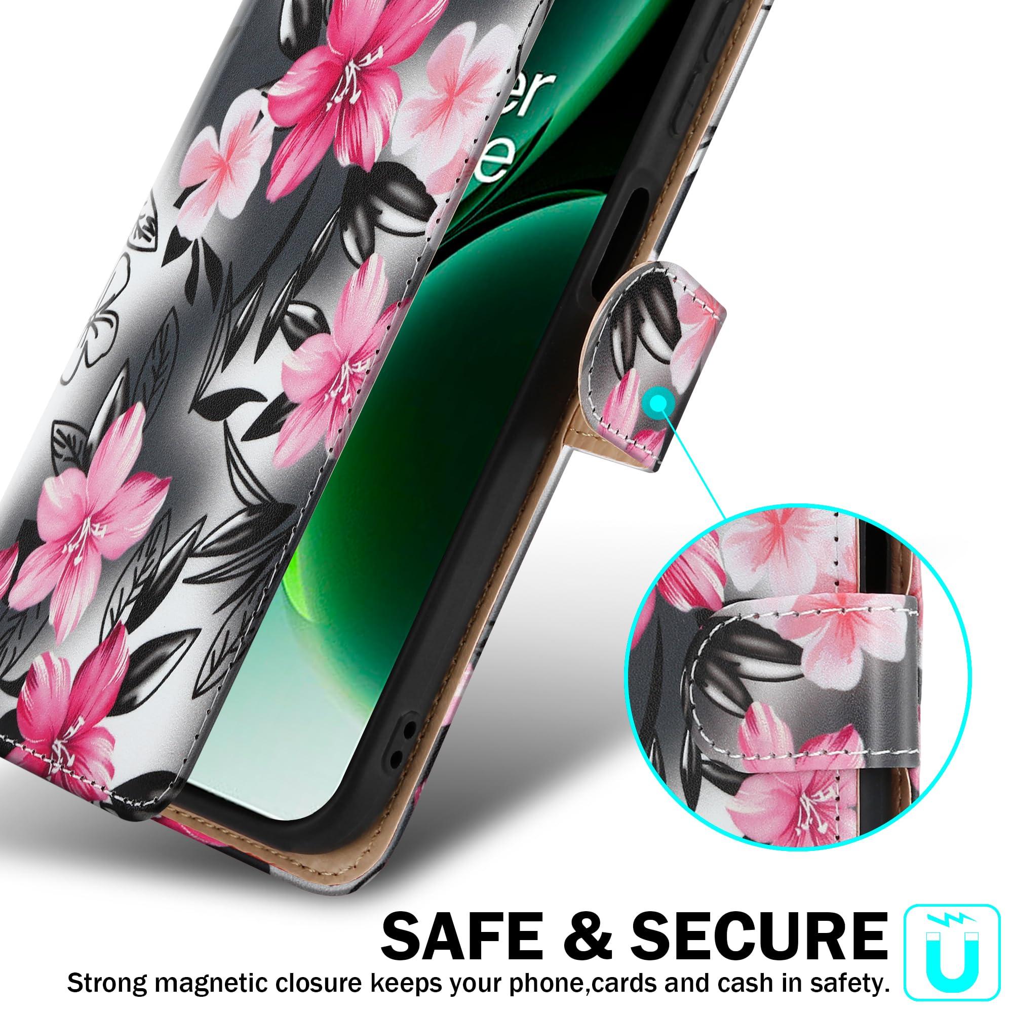 For OnePlus Nord 3 5G Case Slim Leather Wallet Flip Shockproof Stand Phone Cover - Picture 61 of 75
