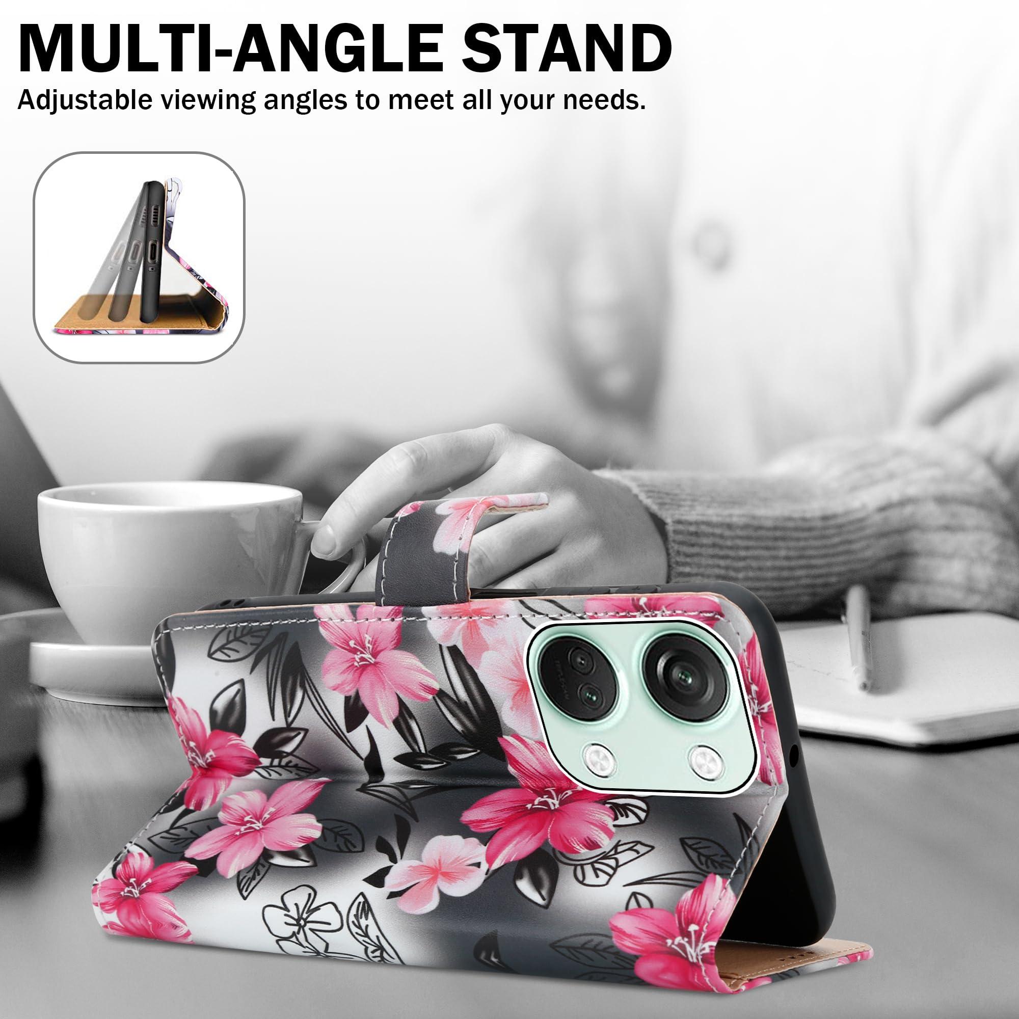 For OnePlus Nord 3 5G Case Slim Leather Wallet Flip Shockproof Stand Phone Cover - Picture 57 of 75