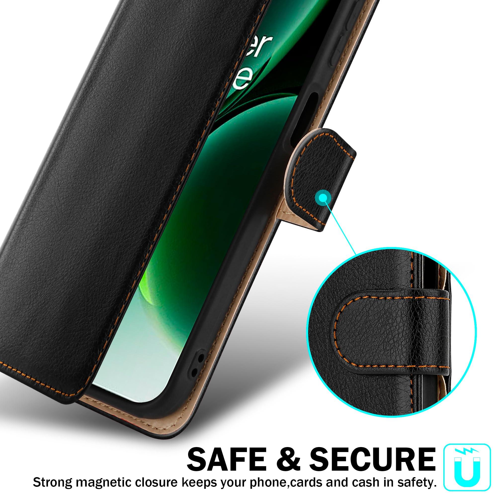 For OnePlus Nord 3 5G Case Slim Leather Wallet Flip Shockproof Stand Phone Cover - Picture 19 of 75