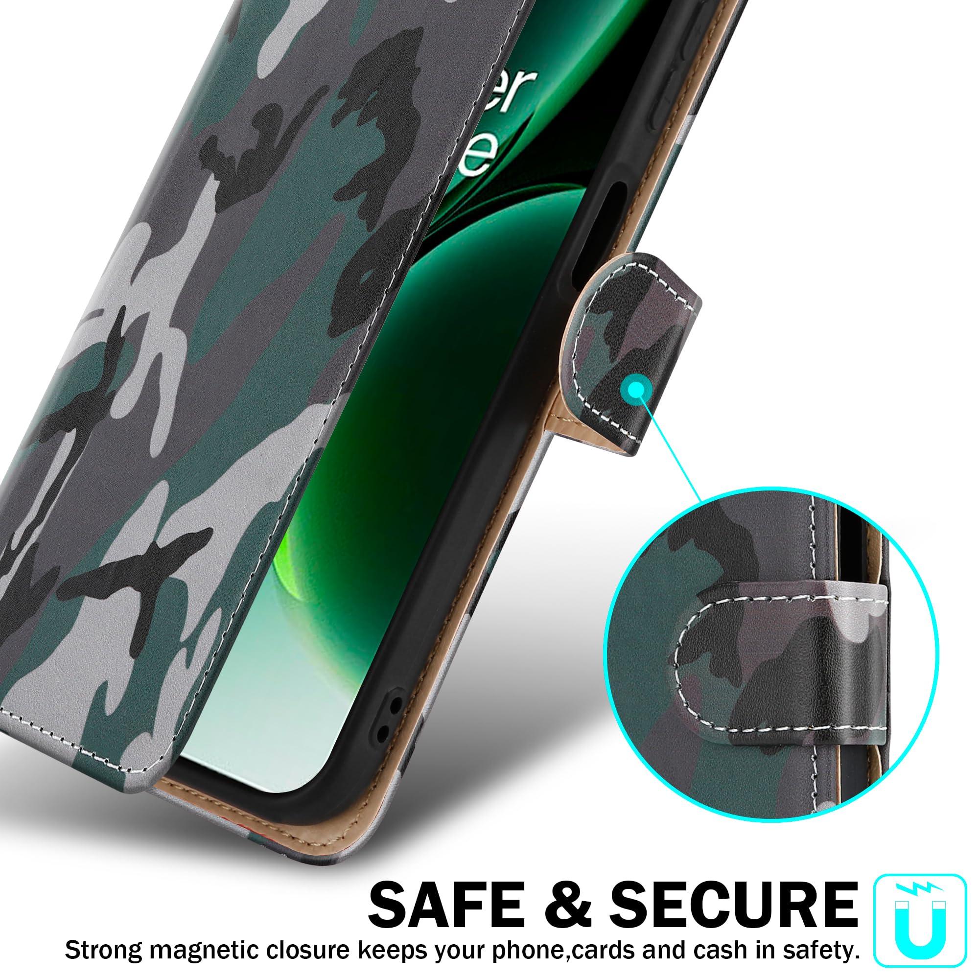 For OnePlus Nord 3 5G Case Slim Leather Wallet Flip Shockproof Stand Phone Cover - Picture 68 of 75