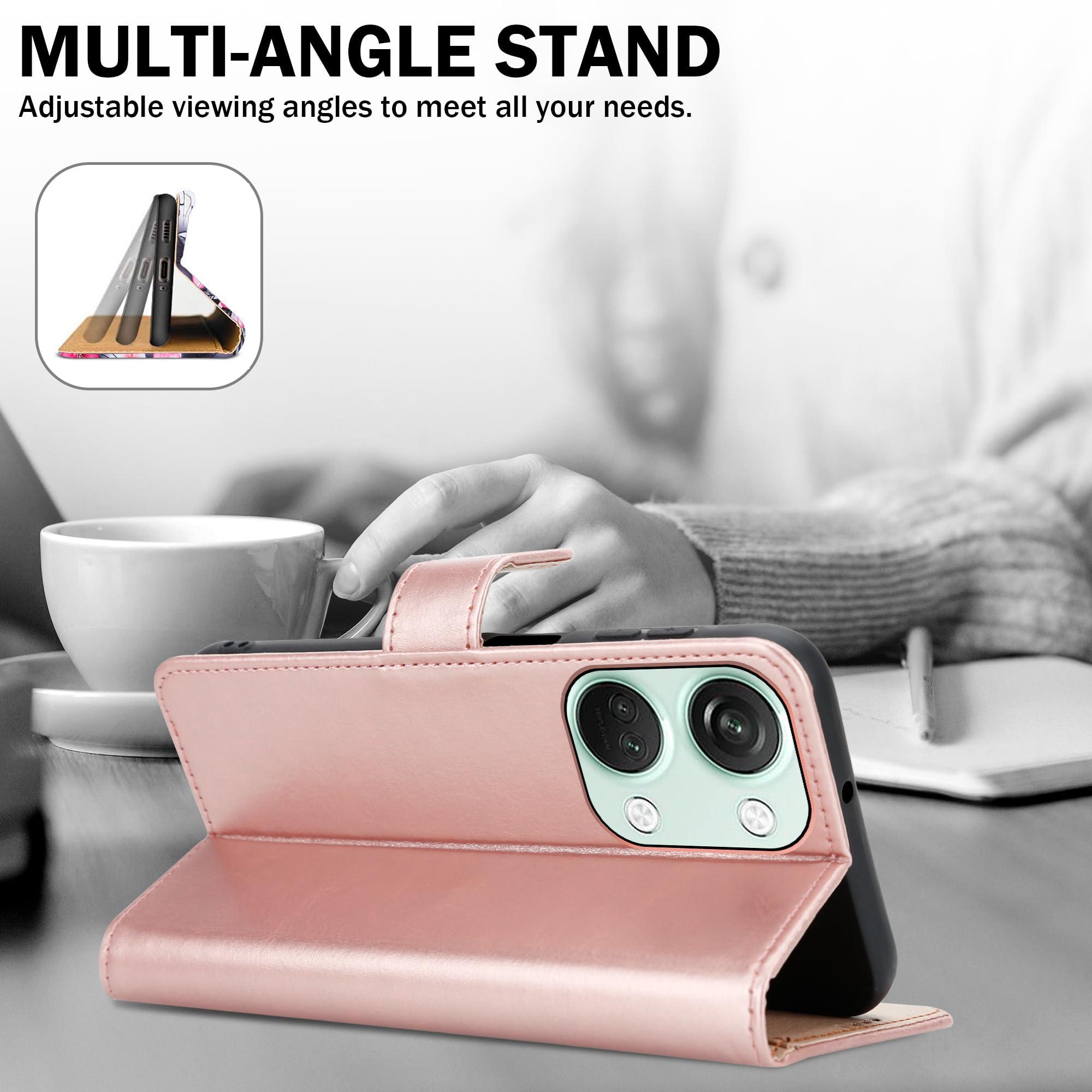 For OnePlus Nord 3 5G Case Slim Leather Wallet Flip Shockproof Stand Phone Cover - Picture 43 of 75