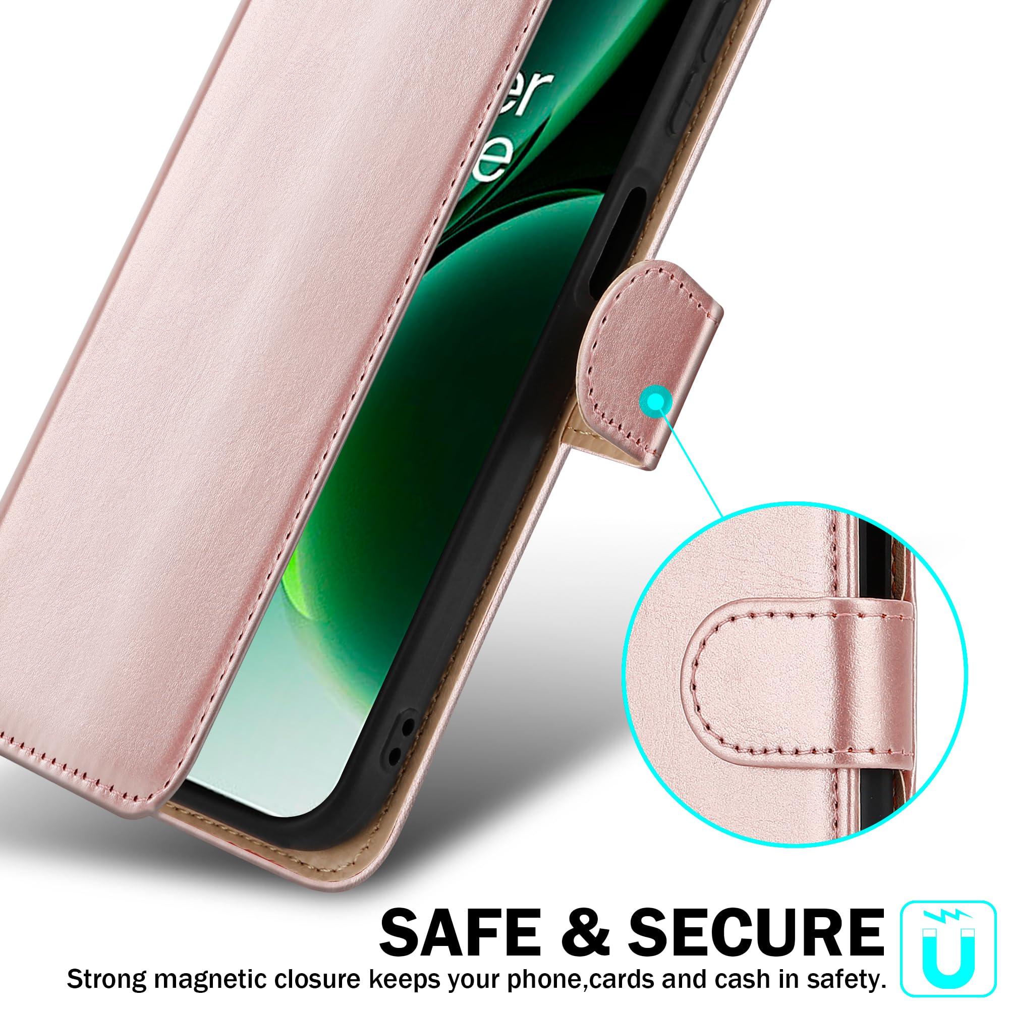 For OnePlus Nord 3 5G Case Slim Leather Wallet Flip Shockproof Stand Phone Cover - Picture 47 of 75