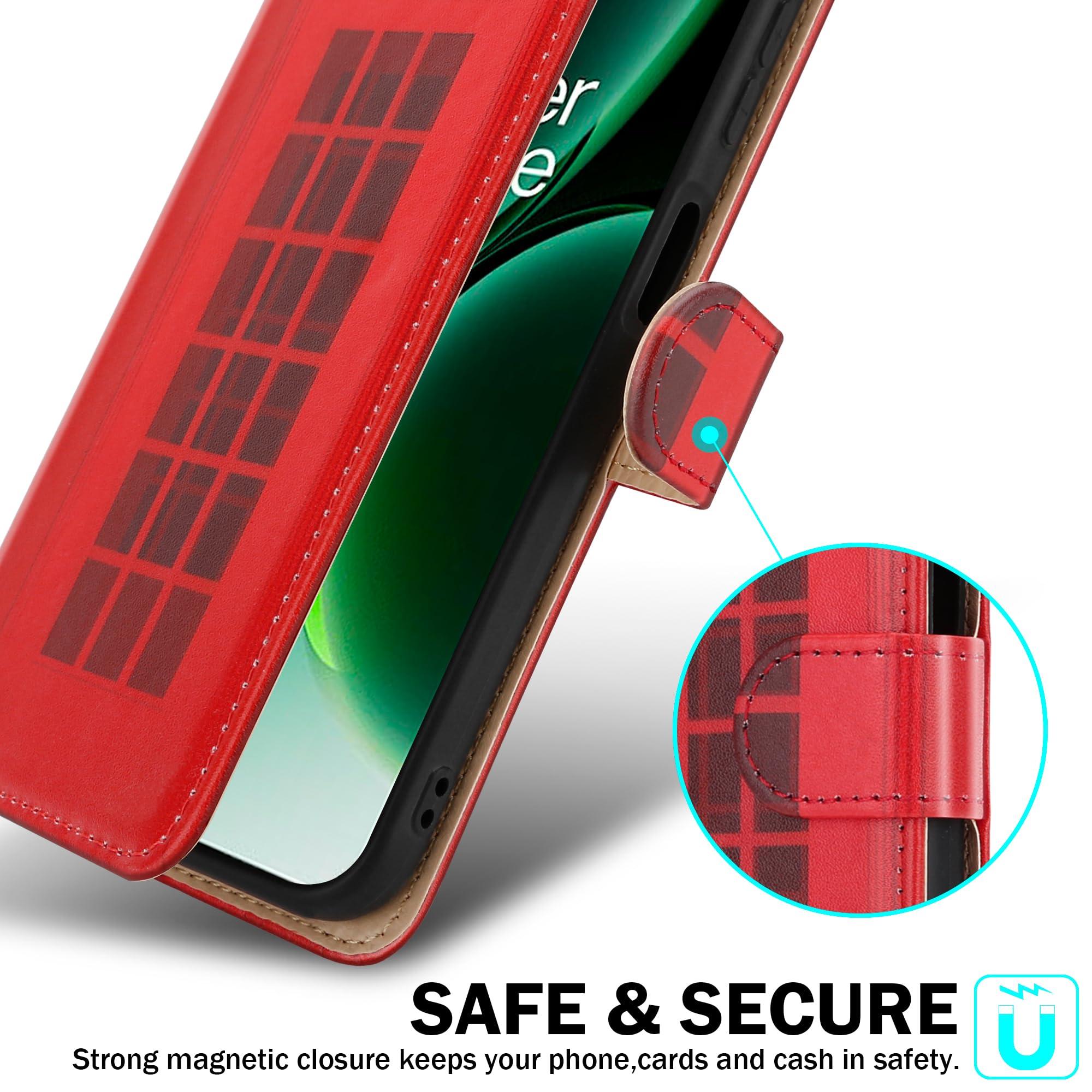 For OnePlus Nord 3 5G Case Slim Leather Wallet Flip Shockproof Stand Phone Cover - Picture 75 of 75