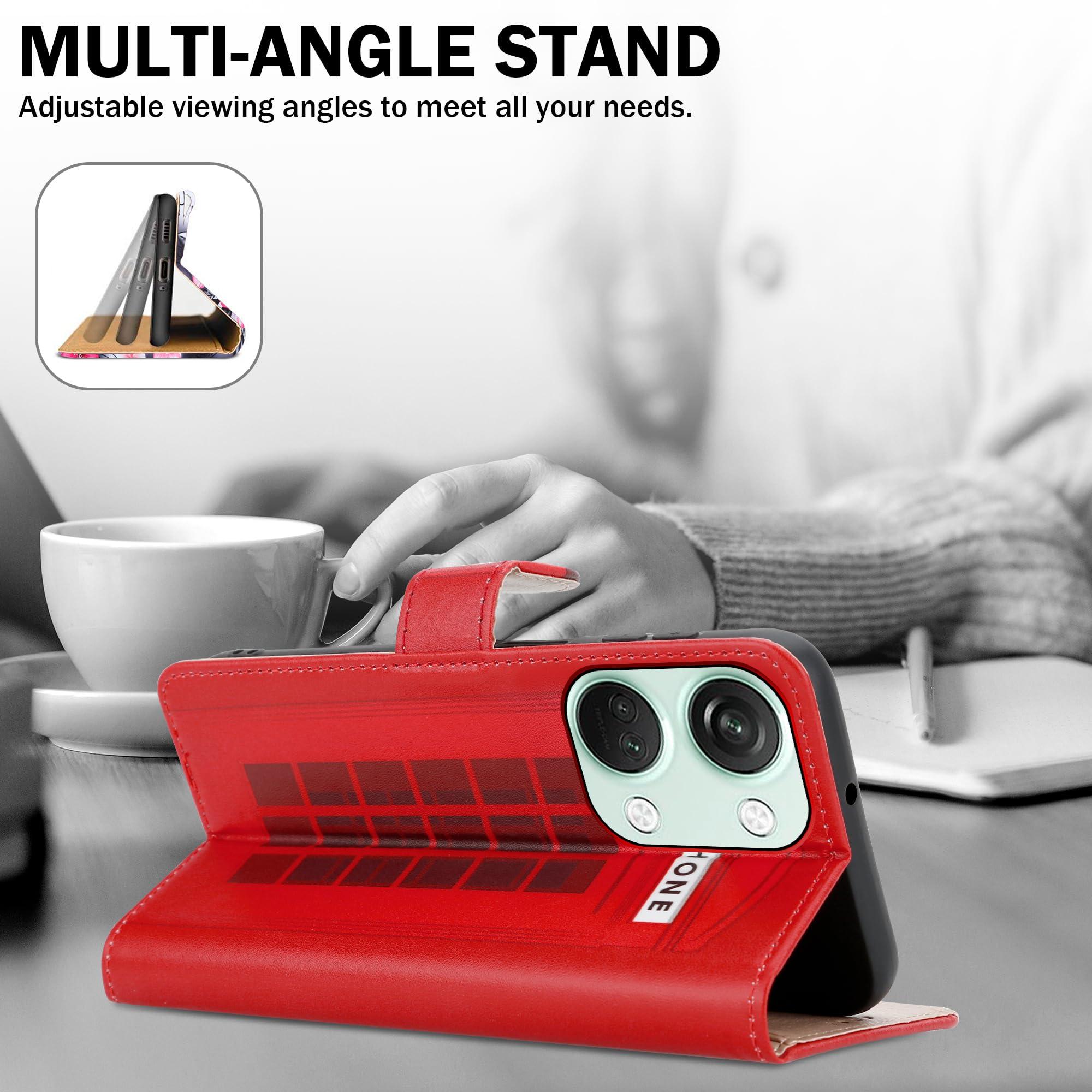 For OnePlus Nord 3 5G Case Slim Leather Wallet Flip Shockproof Stand Phone Cover - Picture 71 of 75