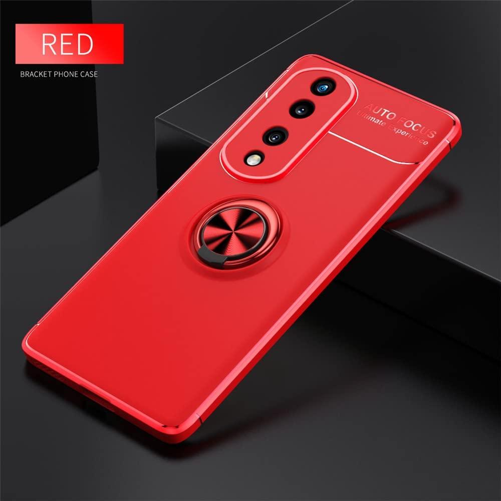Per Honor 90 5G Custodia,Sottile Anti-urto Anello Armor Silicone Stand Telefono
