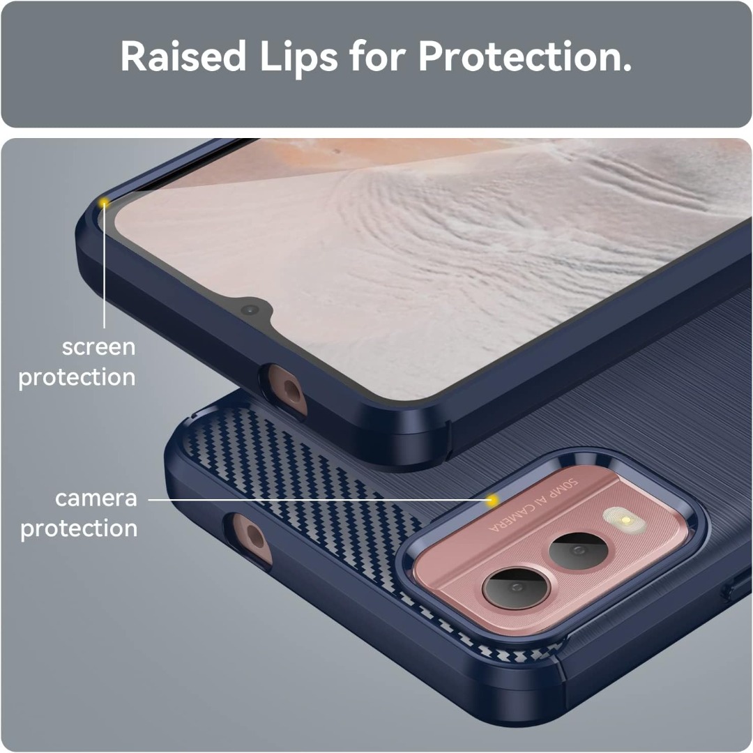 DQG per Oukitel C32 Custodia, Ultrasottile Silicone Case TPU Shell