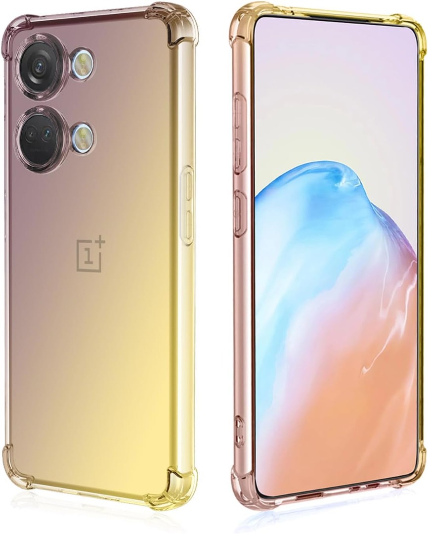 For OnePlus Nord 3 5G Case, Slim Clear Silicone Shockproof Gradient Phone Cover - Picture 13 of 16