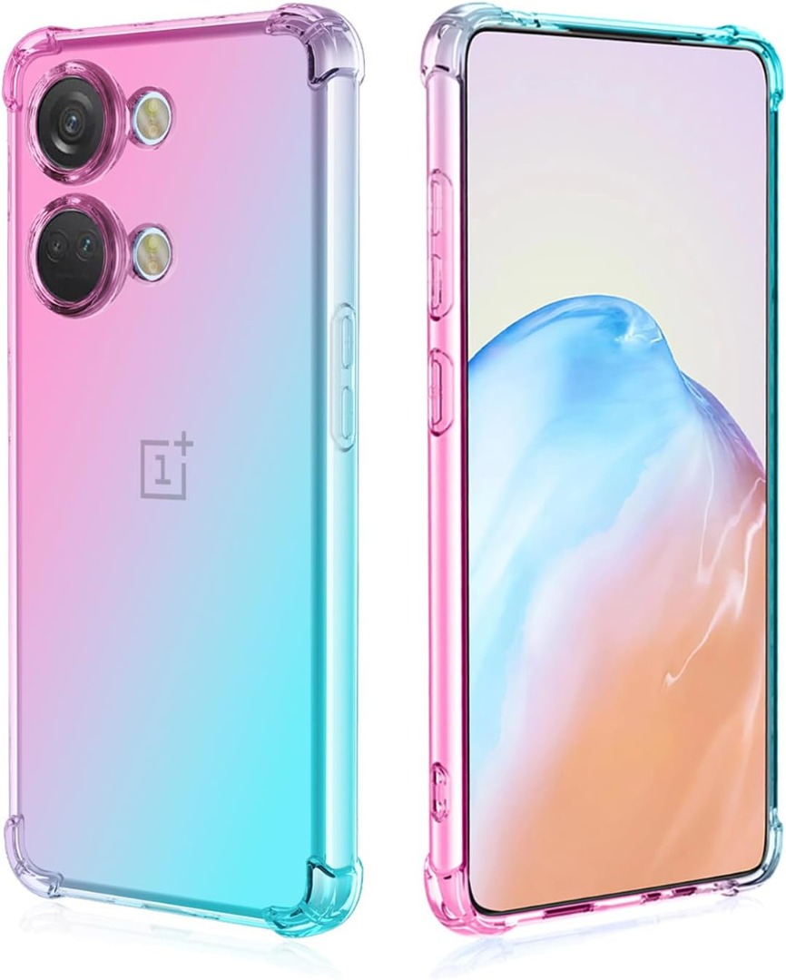 For OnePlus Nord 3 5G Case, Slim Clear Silicone Shockproof Gradient Phone Cover - Picture 14 of 16