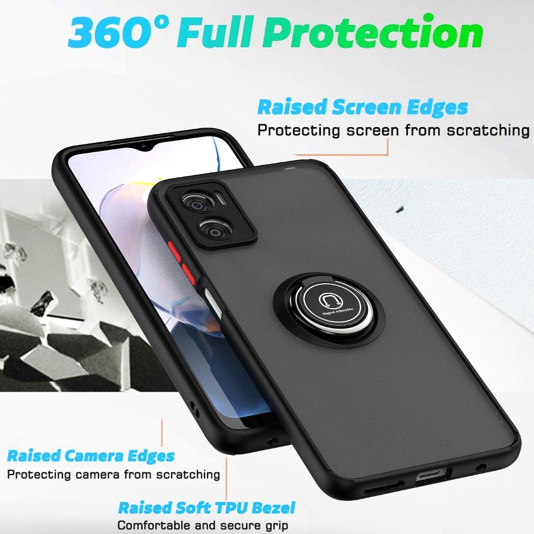 Per Motorola Moto G14 G54 G84 5G Custodia,Anello Armatura